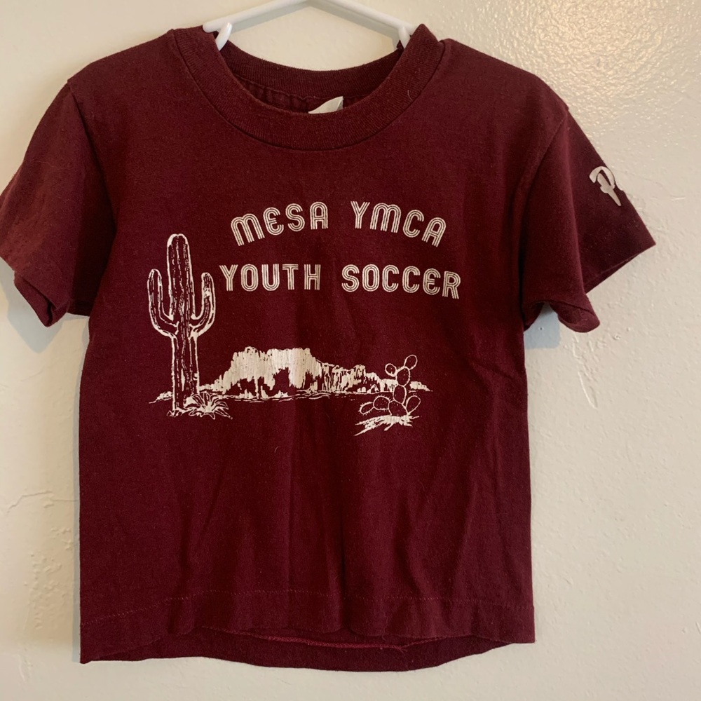 Vintage kids soccer shirt
